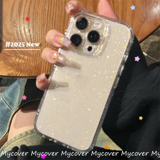 Vỏ trong suốt lấp lánh lấp lánh mịn Tương thích với iPhone 13 12 11 15 16 14 Pro Max Vỏ bảo vệ Tương thích cho iPhone 7Plus 8 X Xs Xs Max iPhone Case