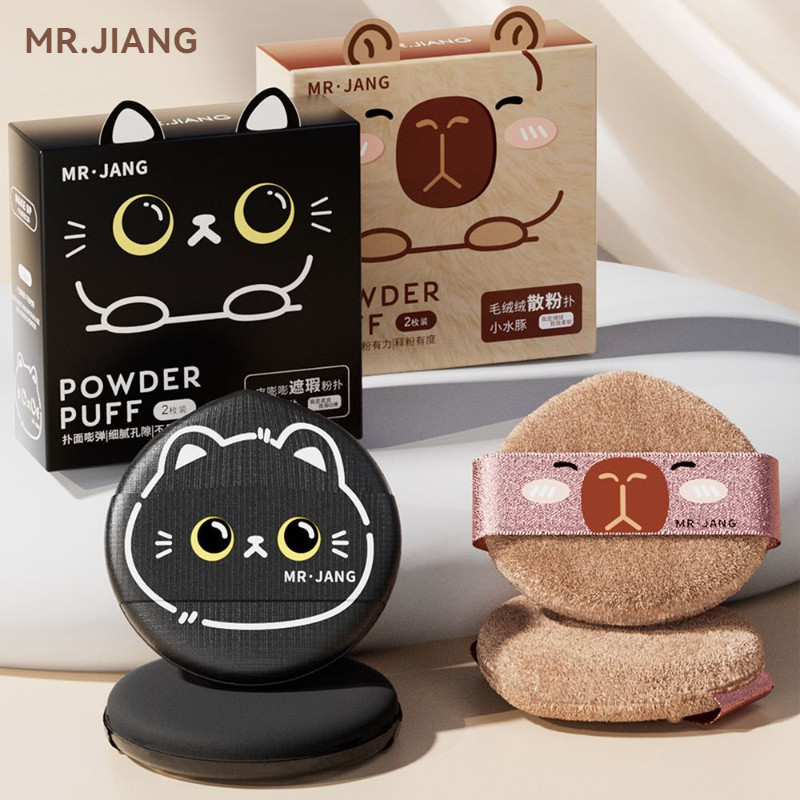 MR.JIANG Bông phấn Ướt Và Khô Sử Dụng Dễ Thương Siêu Mềm Đệm Không Khí Hai Bông phấn