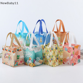 NewBaby Easter Non Woven Tote Bag Easter Egg Party Reusable Non Woven Shopping Gift Bags VN