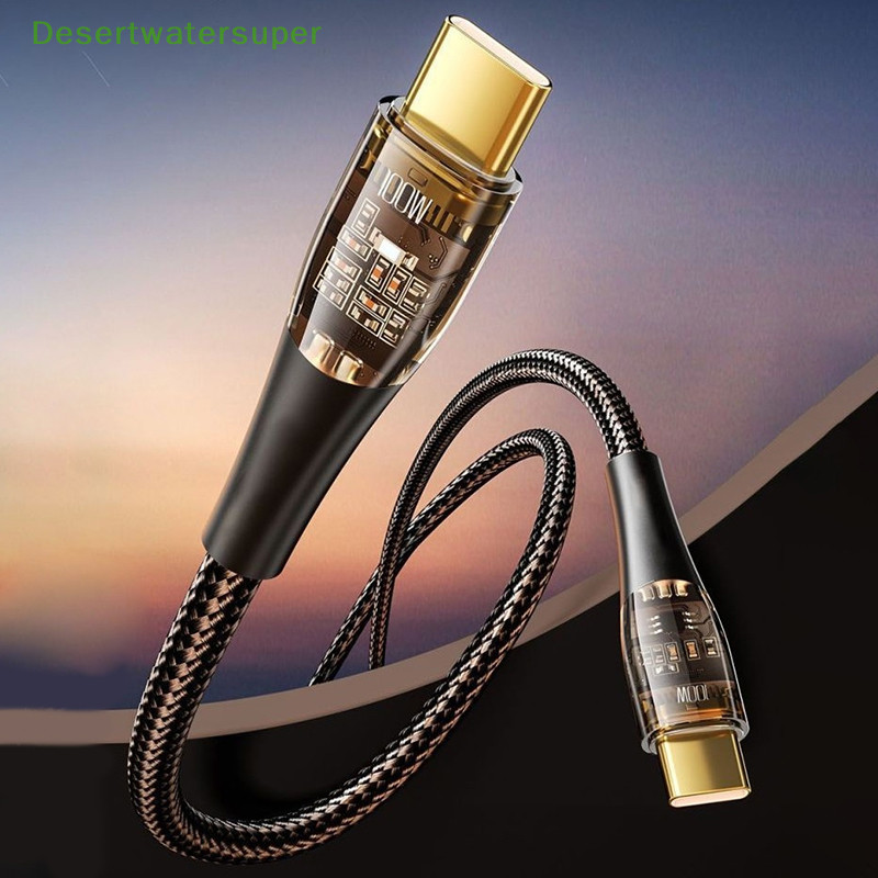 Dây Cáp Sạc Nhanh 120W Type-C USB-C Dài 1M 2M Cho Iphone 15 Android