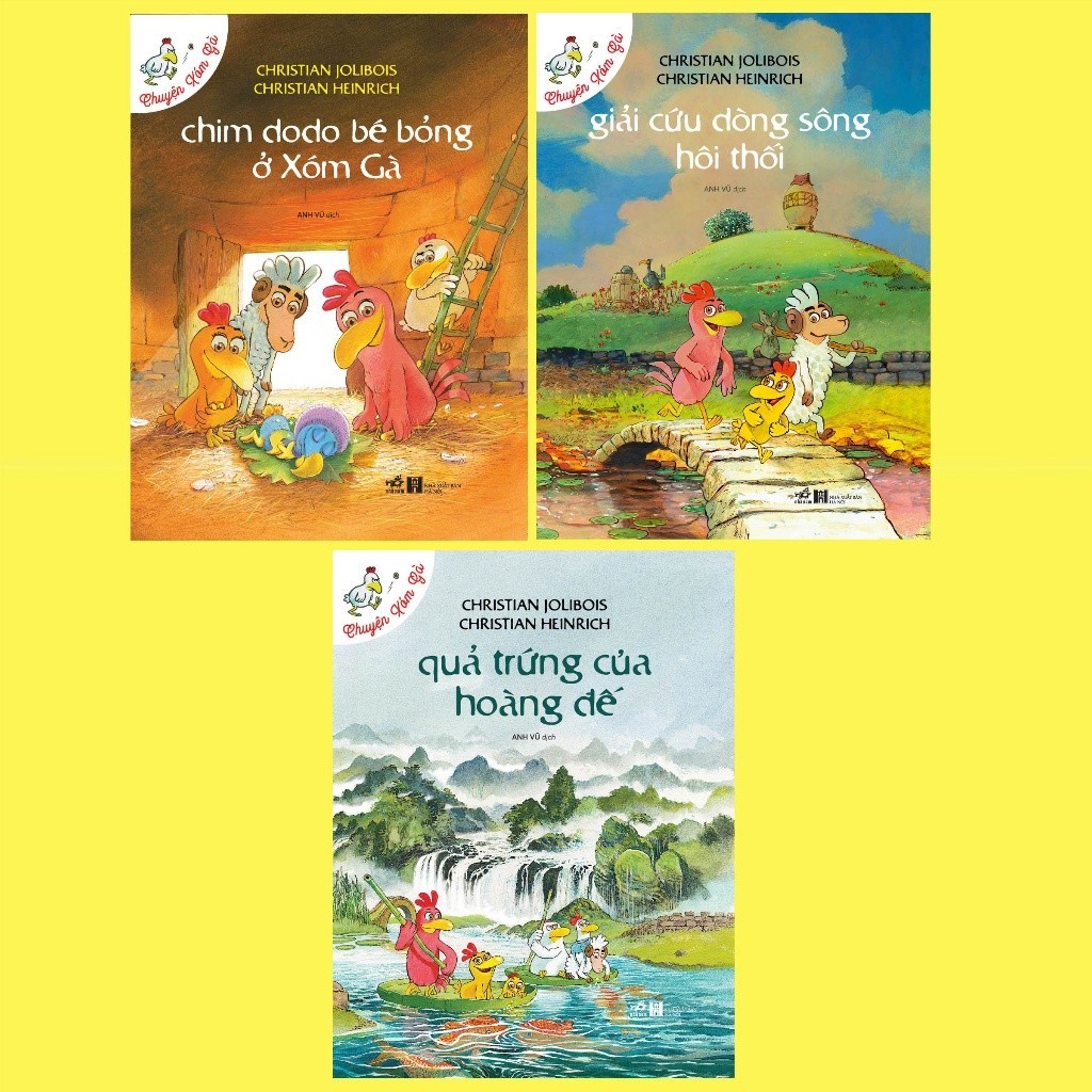 Sách - Combo Chuyện xóm gà (Phần 3) (Trọn bộ 3 cuốn) (Nhã Nam)