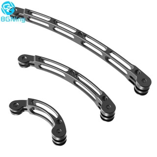 Bgning 3 chiều gắn mũ bảo hiểm mở rộng cánh tay cong cực selfie stick cho gopro cnc hợp kim nhôm selfie stick kết nối giá đỡ adapter