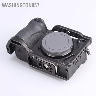 Washington057 Khung Máy Ảnh Cho A6700 Chụp Thẳng Đứng Tay Cầm Với Đế Giày Lạnh 1/4in 3/8in Sợi Arri Định Vị Lỗ cho Cổng Arca