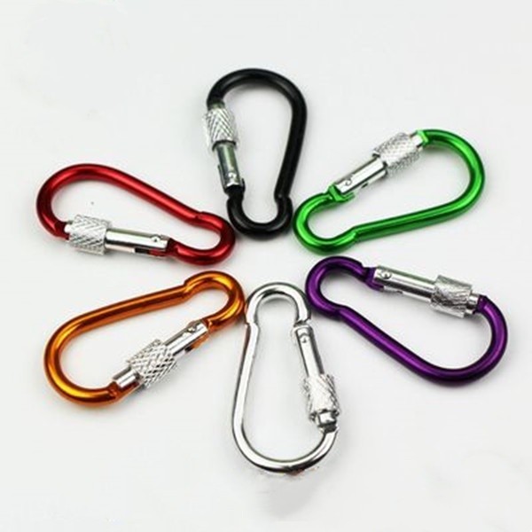 [Còn hàng] 5 Cái Mini Vít Khóa Carabiner Snap Hook Clip Nhôm Carabiner Snap Spring Clip Hook