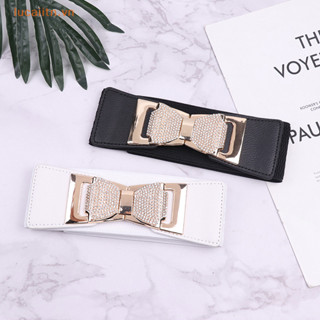  Lucaiitn Dây Thắt Lưng Co Giãn Rộng Kim Cương Giả Nơ Thắt Lưng Nữ Corset Thắt Lưng Đầm Trang Trí VN 