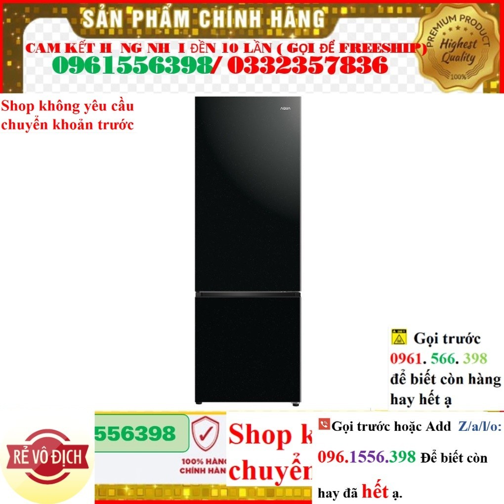 AQR-B390MA(FB)-Tủ lạnh Aqua AQR-B390MA(FB) 324 lít 2 cửa Inverter . -bona prezo