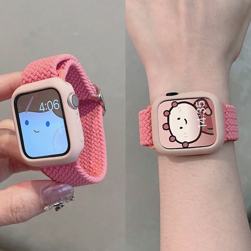 Áp dụng cho Apple iWatch Khóa siêu trượt Dây đeo đồng hồ Apple dệt iWatch Band S8 / 7 thế hệ SE Thiế