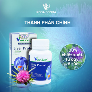 Combo 3 hộp viên uống giải độc gan Liver Protect làm mát gan tăng cường chức năng gan lọ 60 viên Rosa Bonita