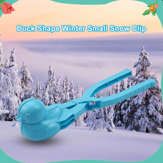Goto _ Snowball Kẹp Đáng Yêu Chống Biến Dạng Thú Vị Không Burr Tiết Kiệm Nhân Công Thoải Mái Curiosity Nhiều Màu Hình Vịt Mùa Đông Kẹp Tuyết Nhỏ Cho Ngoài Trời