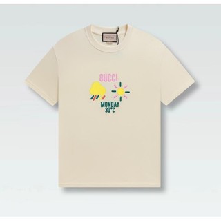 Phong cách mới * * 870 * * Áo thun ngắn tay cổ tròn in hình 100% Cotton dệt kim
