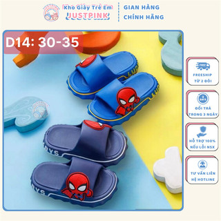 Dép bé trai người nhện Spiderman êm chân chống trượt cho bé trai 6-12 tuổi 
