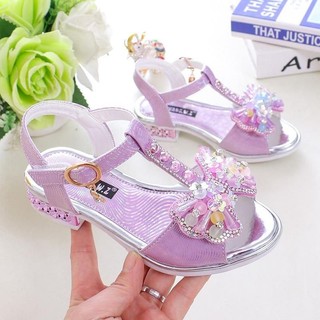 Sandal bé gái công chúa đế cao gót siêu xinh