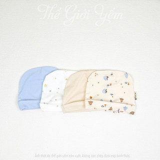 Mũ Cho Bé Sơ Sinh Cotton Petit Co Giãn 4 Chiều