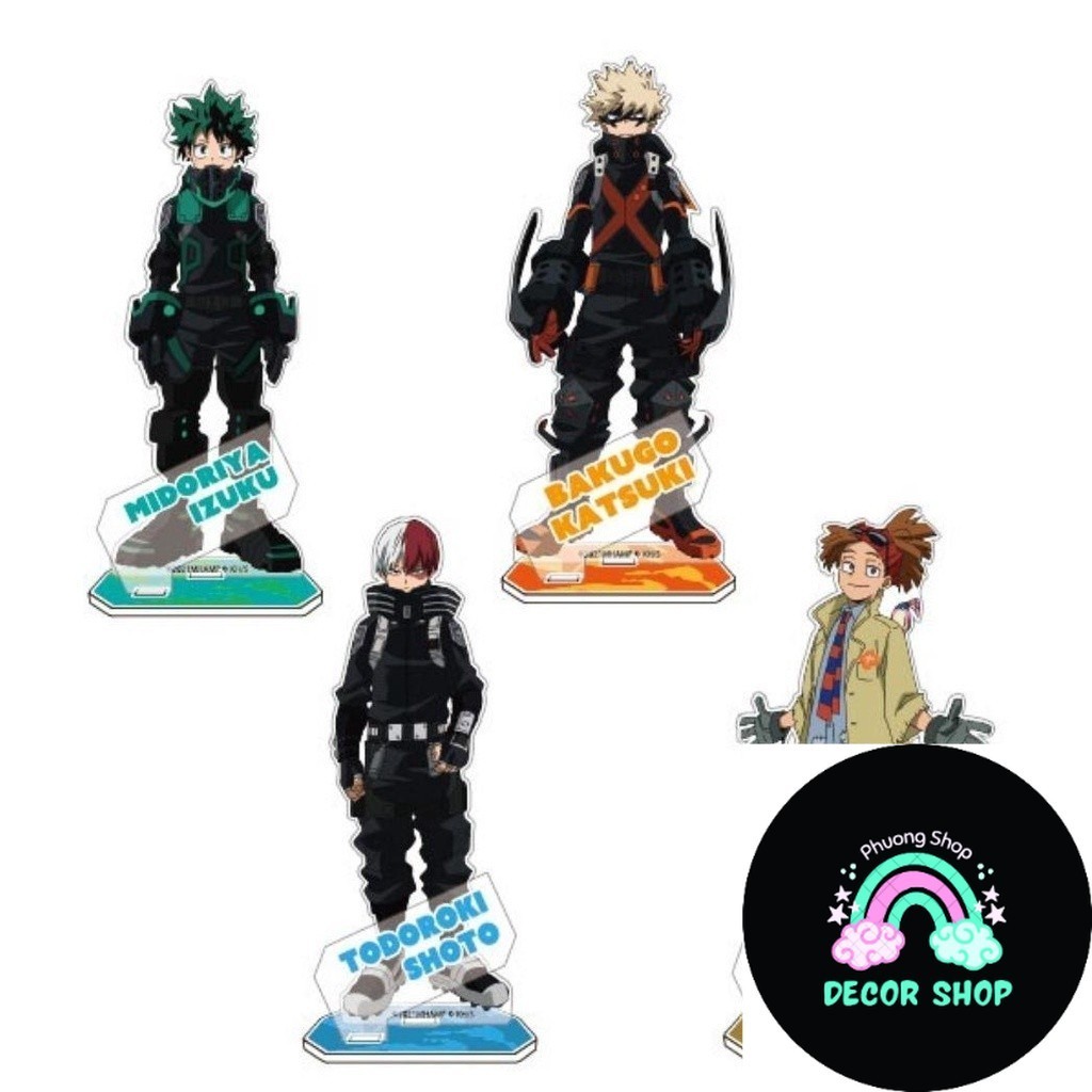 Đứng (4 loại) My Hero Academia Midoriya Izuku All Might Bakugou Katsuki Tokoyami Fumikage peripheral