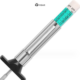 Yibar 25mm Lốp xe ô tô Lốp xe Máy đo độ sâu Máy đo độ sâu lốp tự động Phát hiện mài mòn Công cụ đo Caliper Độ dày Đồng hồ đo Hệ thống giám sát Mới