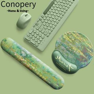  Conopery Tấm lót cổ tay  Bọt nhớ có kết cấu Massage Thảm tựa khuỷu tay Miếng đệm cổ tay thoải mái chống trượt hữu ích dành cho chuột thoải mái khi chơi game văn phòng Bảo vệ cổ tay cho công nhân chơi game 
