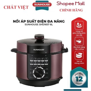 Nồi áp suất điện đa năng sunhouse shd1657