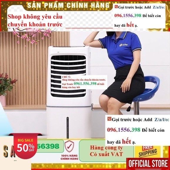 <Rẻ>   Quạt điều hòa Midea AC200-17JR  HÀNG TRƯNG BÀY mới 98%- Mới 100%