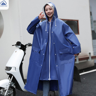 Áo mưa nam nữ dài chống mưa xe máy có mũ trùm đầu đơn