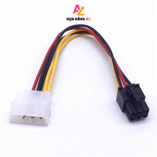 Dây cáp chuyển đổi nguồn 4 pin Molex Sang 6 pin nguồn VGA cards đồ họa