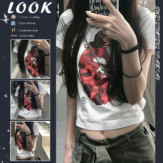 2023 Thiết Kế Mới Sense Nhỏ Vai Ngắn Áo Thun Nữ Mùa Hè Nguyên Chất Desire Tay Ngắn Rời Giảm Béo Top Ins Thời Trang