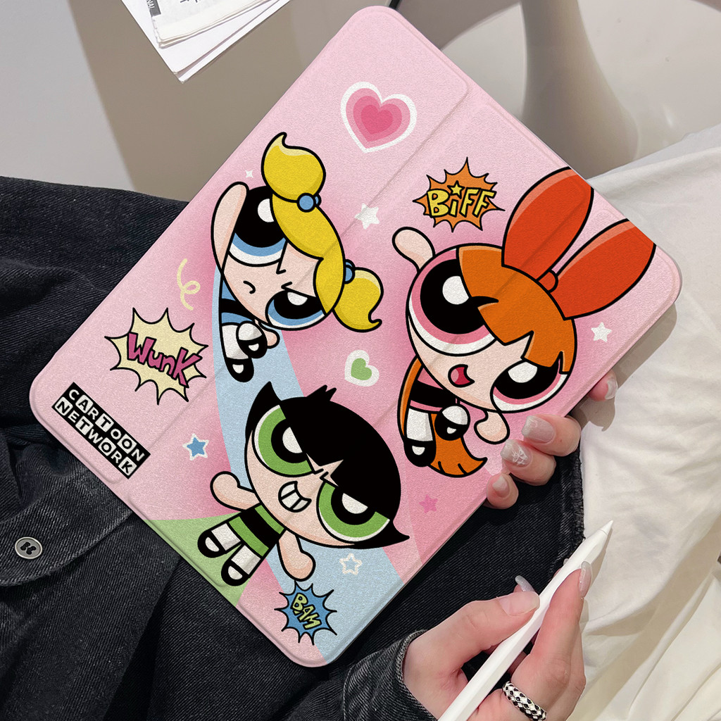 Ốp lưng Powerpuff Girls iPad ốp lưng ipad  air4 ốp lưng ipad gen 10 ốp ipad gen 11 / 5 / 6 2024 pro1