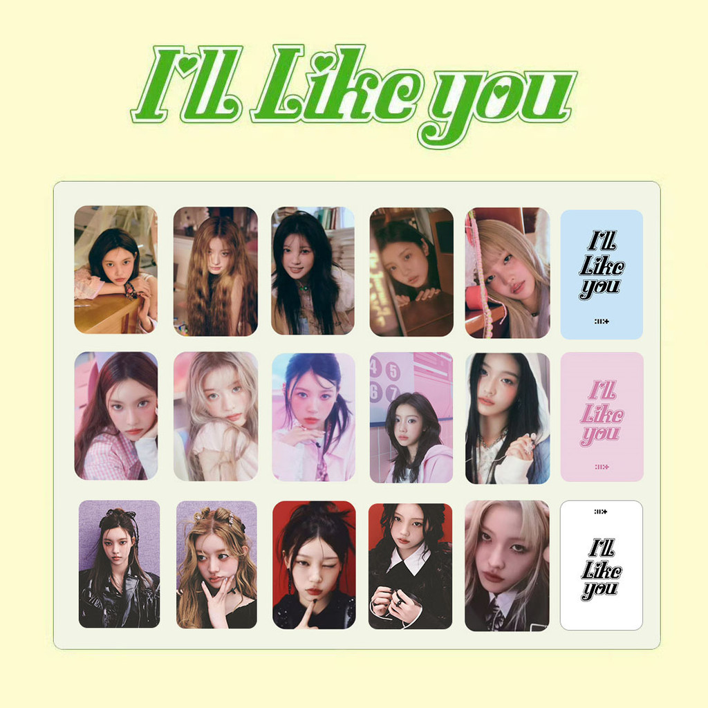 HT3 5 Cái / bộ ILLIT I LL LIKE YOU Album LOMO Card YUNAH WONHEE MOKA Bưu Thiếp Bộ Sưu Tập Ngôi Sao N