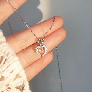 Vòng Cổ Pha Lê Dainty Trái Tim Mặt Dây Chuyền Vòng Cổ Dây Chuyền Vòng Cổ Trang Sức Quà Tặng Cho Nữ Cô Gái