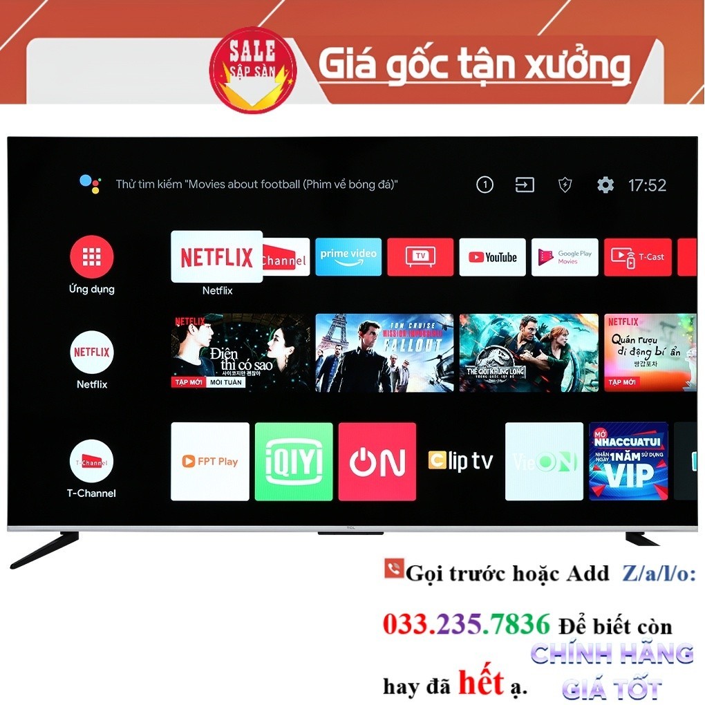 Android Tivi TCL 65P737 4K 65 inch ||NEW