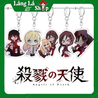 Móc khoá Mica dây xịn anime Satsuriku no Tenshi (Angels of Death) - Nhựa Cứng Acrylic In 2 mặt sắc nét ( ảnh thật )