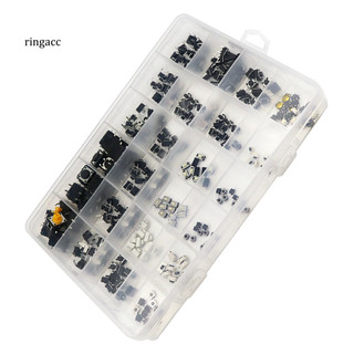 Rga 250 Chiếc 25 Loại Micro Momentary Tactile Push Button Tact Switch Set
