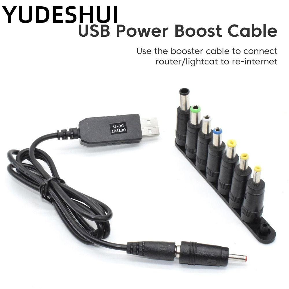 YUDESHUI Cáp USB 8 Bộ Chuyển Đổi USB Sang DC Jack DC 5V Sang 12V / 9V