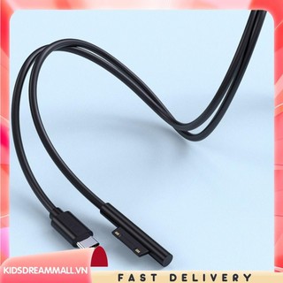 [Kidsdreammall.vn] Cáp sạc nhanh USB C PD cho Microsoft Surface Pro 7 6 5 4