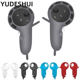 YUDESHUI 1 Cặp Bộ Điều Khiển Cảm Ứng, Phụ Kiện Game VR Tay Cầm Vỏ Bảo Vệ, Vỏ Tay Cầm Mềm Chống Sốc Nhiều Màu Sắc Chống Va Chạm Cho Meta Quest 3