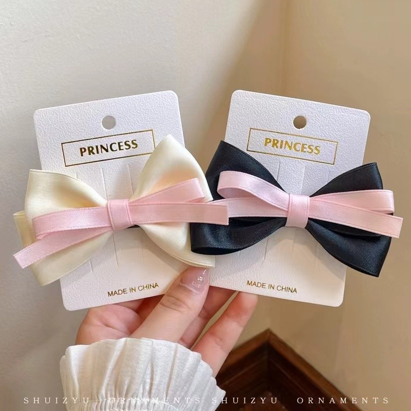 Nơ Kẹp Tóc Phong Cách Hàn Quốc Đôi Nơ Kẹp Tóc Nơ Dễ Thương Kẹp Tóc Nữ