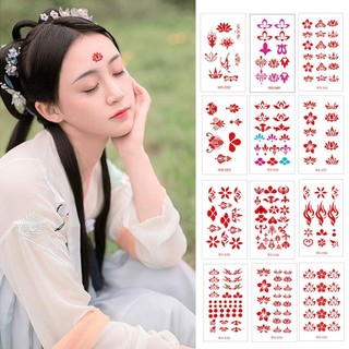 Nhãn dán hình xăm lông mày hình xăm trán cổ