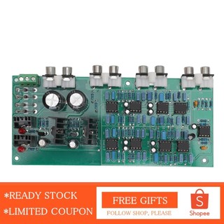 Alwaysonline Bộ chia tần số loa Crossover Dễ dàng cài đặt Âm thanh nổi 3 chiều Đầu ra 6 kênh PCB cho