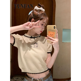 Yunfan gile áo áo+vest+nữ vest set nữ fashionable fashion popular ins wmj24207gv 8z240220