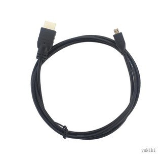 Kiki Micro HDMI Tương Thích Nam Sang HDMI Tương Thích Đầu Nối Nam Adapter Dây Cáp Cho RPi 5