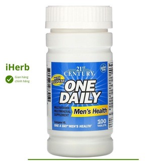 21st century, one daily, men's health, 100 tablets - iherb việt nam