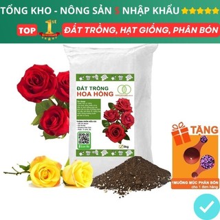 Đất Trồng Hoa Hồng Bao 5kg, Hữu Cơ, Trộn Sẵn, Tiện Lợi, Đầy Đủ Dinh Dưỡng, Rễ Khỏe, Bông To Nhiều Dinh Dưỡng