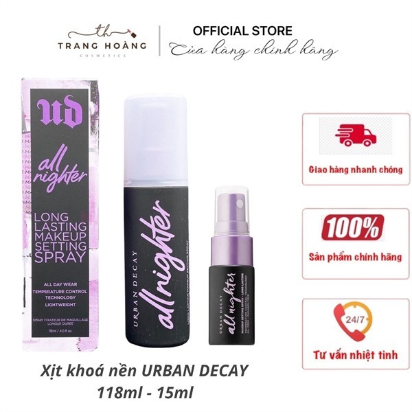 XỊT KHOÁ NỀN URBAN DECAY ALL NIGHTER