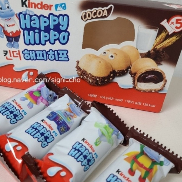 Bánh quy sô cô la Kinder Happy Hippo