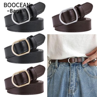 Thắt lưng da BOOCEAN Thời trang Retro Vintage Dây thắt lưng mỏng