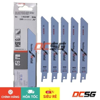 Lưỡi cưa kiếm cắt sắt 150mm Bosch S922BF (01 lưỡi) | DCSG