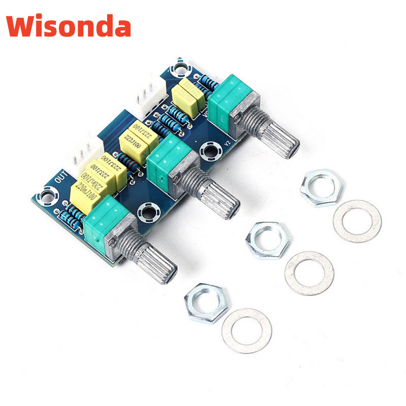 Xh-m802 Bộ khuếch đại tông màu thụ động Preamp Mô-đun công suất thấp Điều chỉnh âm thanh cao Điện tử