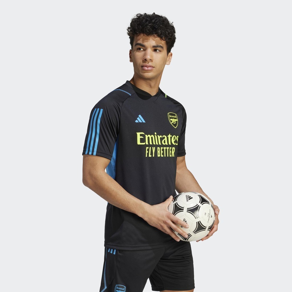 Adidas Bóng đá Áo Jersey Tập Luyện Arsenal Tiro 23 Nam Đen HZ2181