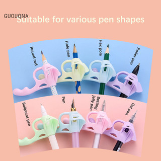 Guouqna Trẻ Em Wrig Tư Thế Đựng Bút Silicon Mềm Wrig Huấn Luyện Công Cụ Chỉnh Sửa Hỗ Trợ Cầm Tư Thế Chỉnh Văn Phòng Phẩm BASL
