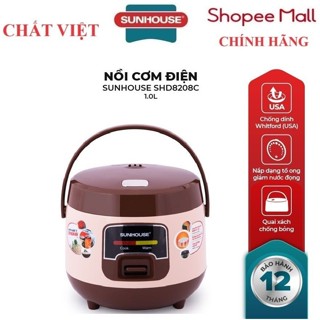 Nồi cơm điện mini SUNHOUSE 1L SHD8208C