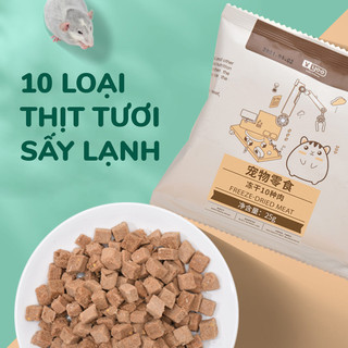 YEE 10 loại thịt sấy lạnh cho Hamster